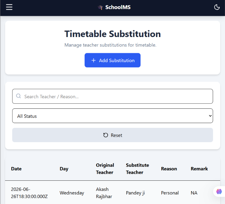 School Management System